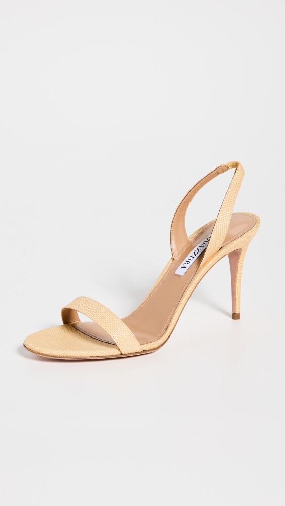 

Сандалии Aquazzura So Nude 85мм, натуральный