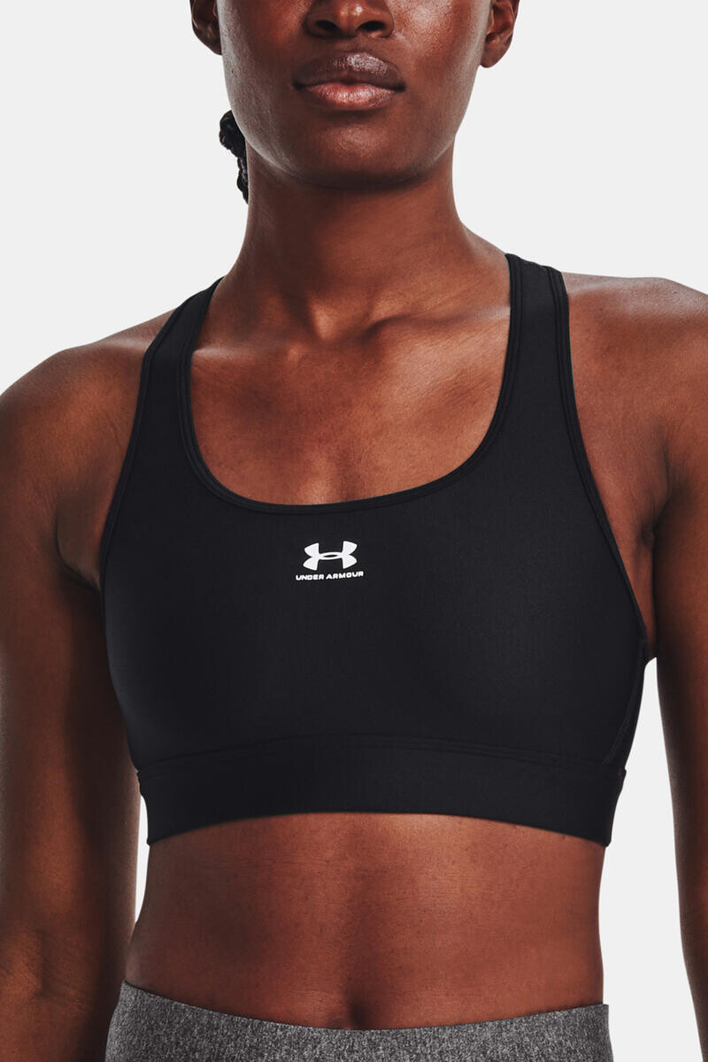 

Средний бюстгальтер без подкладок Under Armour, черный