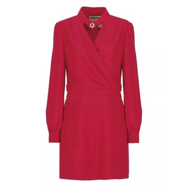 

Платье dress with hook Moschino, красный