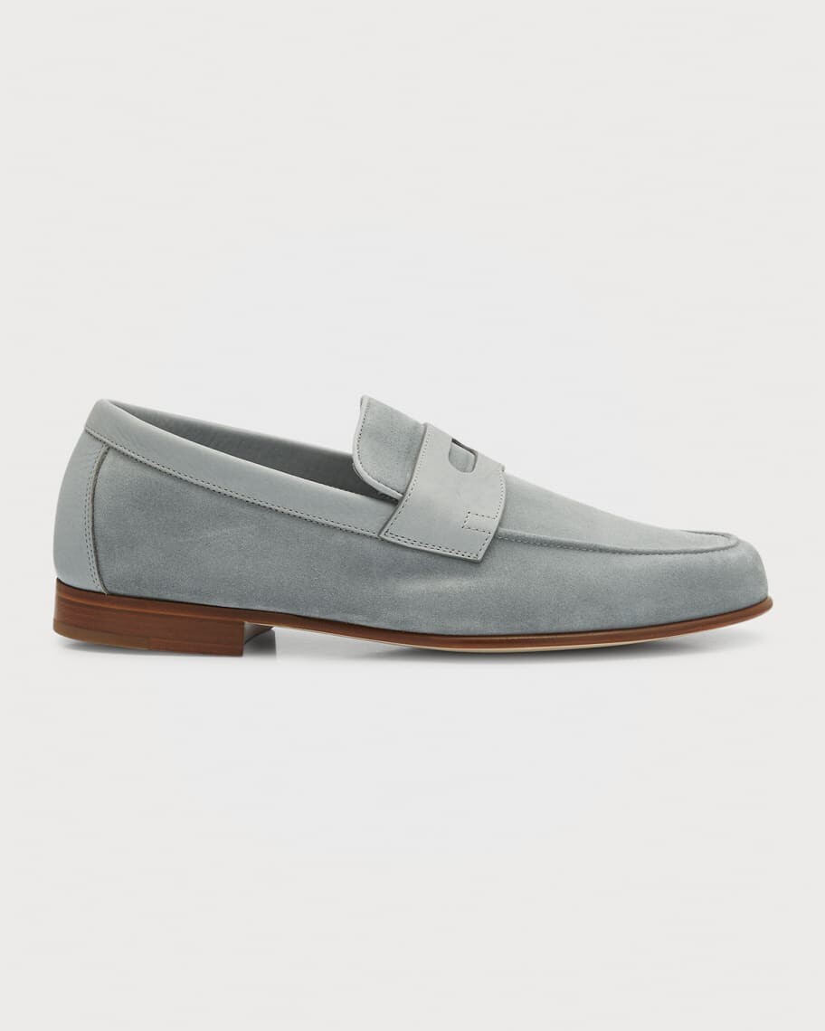 

Мужские замшевые пенни-лоферы Hendra John Lobb