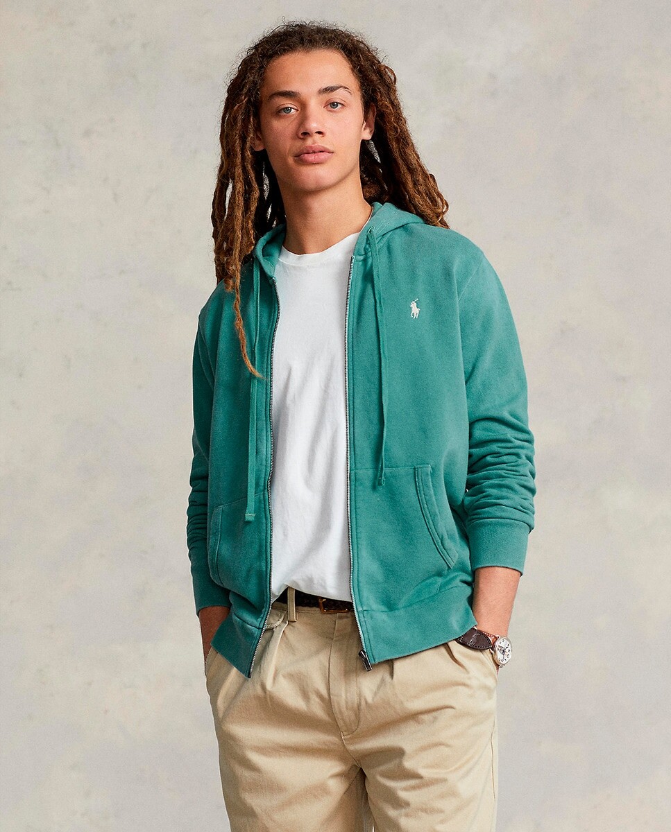 

Мужская хлопковая толстовка с капюшоном Polo Denim Ralph Lauren, светло-зеленый