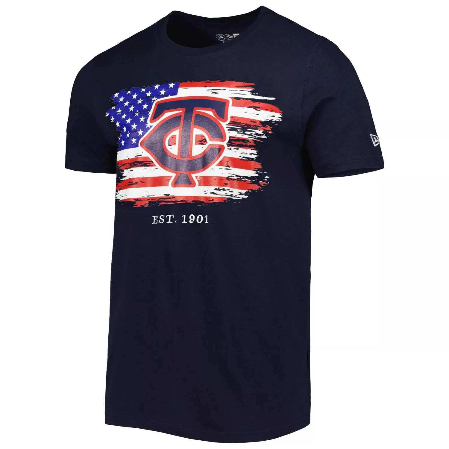 Мужская трикотажная футболка New Era Navy Minnesota Twins 4 июля