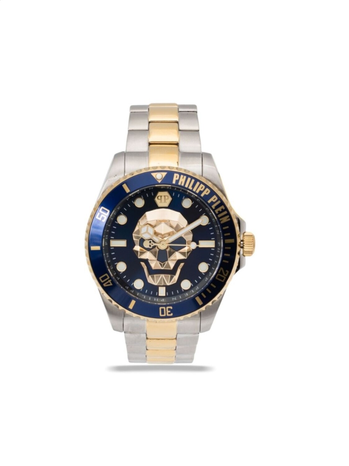 

Philipp Plein наручные часы The $kull Diver 44 мм, синий