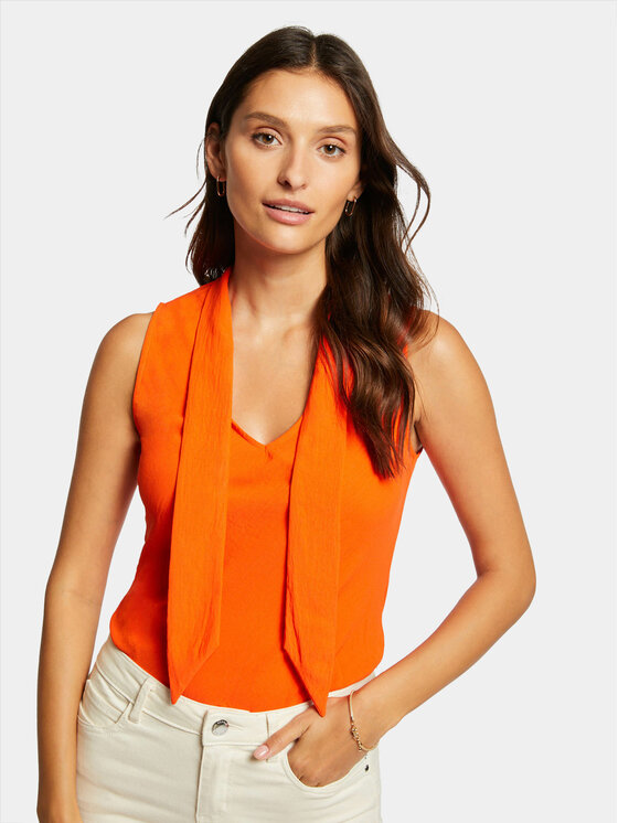 Узкая блузка Morgan, оранжевый