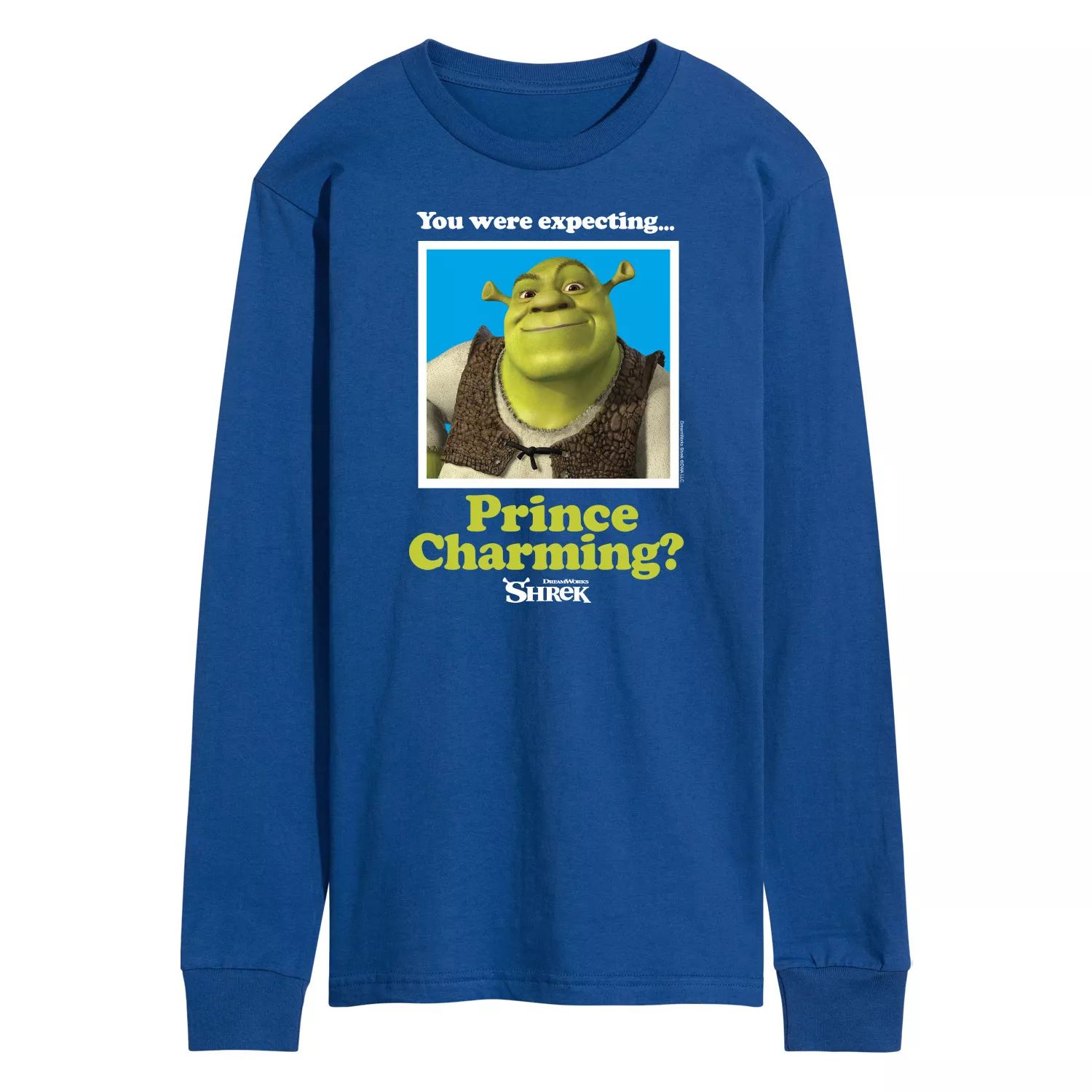 Мужская очаровательная футболка Shrek Prince Licensed Character