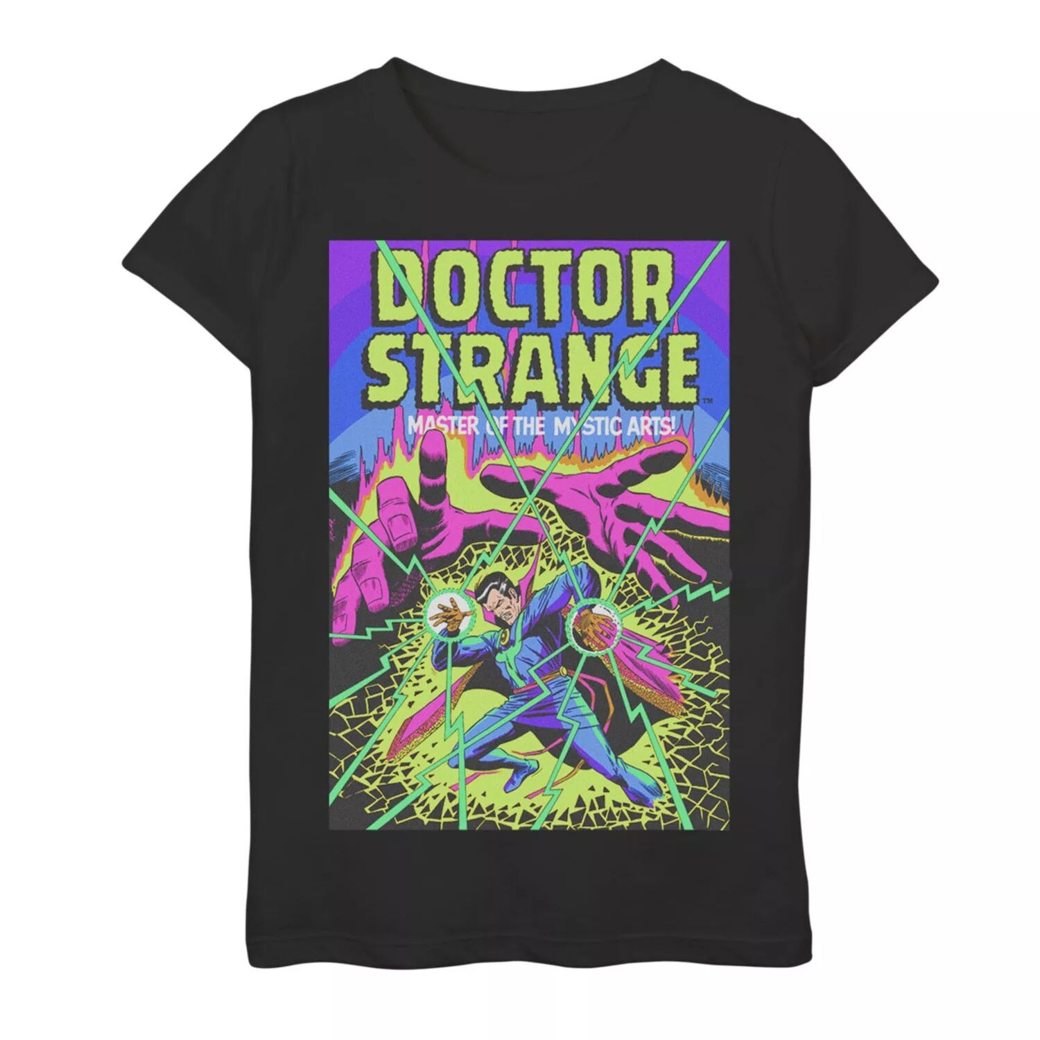 

Футболка с неоновым рисунком для девочек 7–16 лет «Marvel Doctor Strange Mystic Arts» Marvel