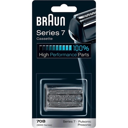 Сменная головка для электробритвы Series 7 7 70B, черная, Braun сменная бритвенная головка braun series 7 cassette 73s 81746548