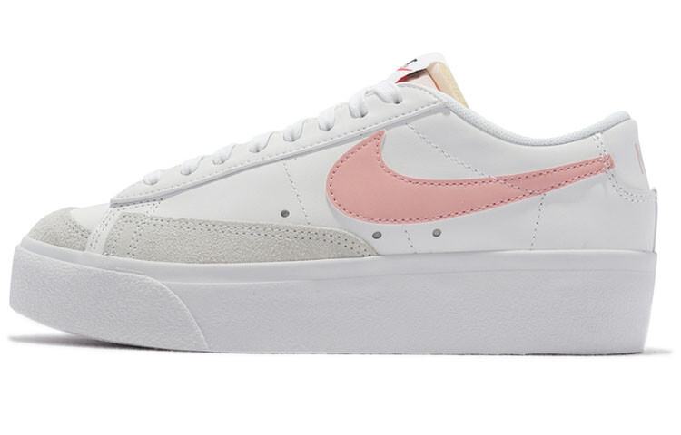 

Женские туфли для скейтбординга Nike Blazer на низкой платформе, белые