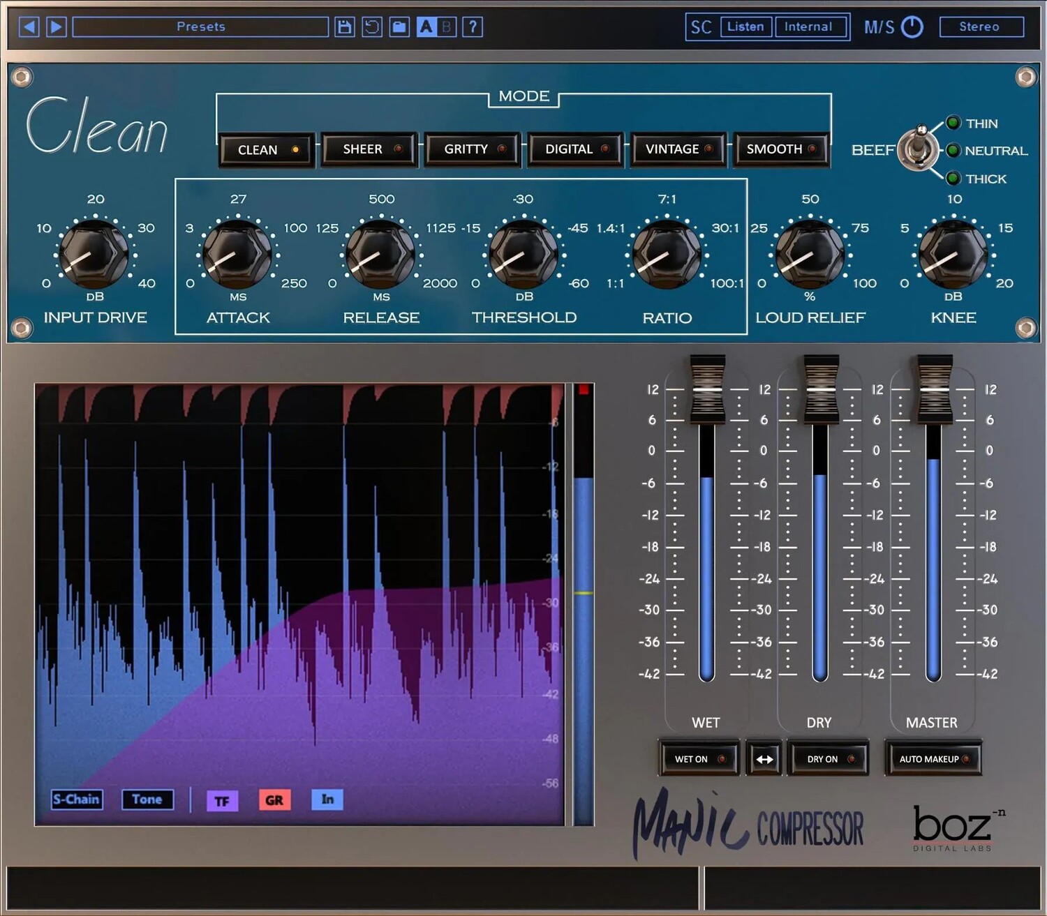 

Плагин Boz Digital Labs Manic Compressor