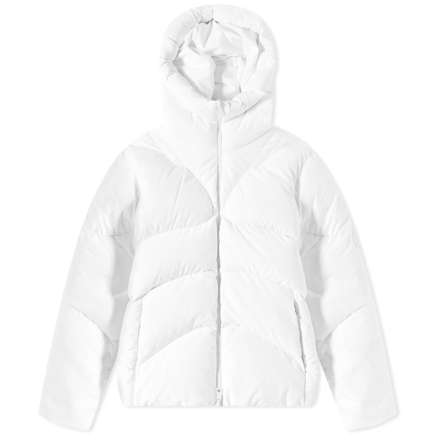 Куртка Moncler Ripstop Padded, белый куртка moncler tablasses monogram padded темно синий