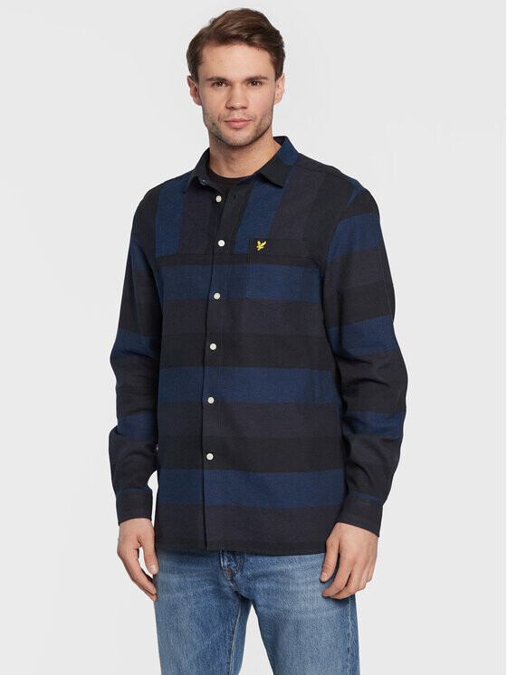 

Рубашка стандартного кроя Lyle & Scott, синий