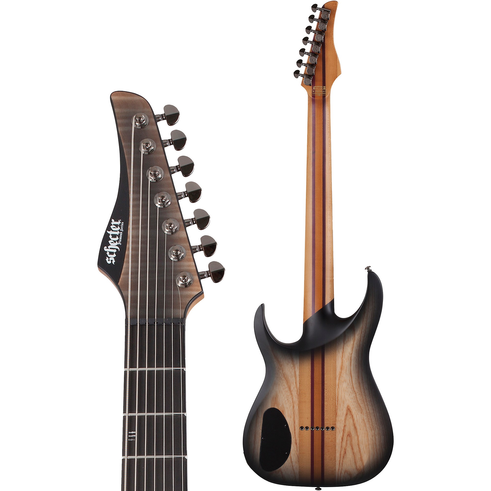 цена Schecter Guitar Research Banshee Mach 7-струнная расширенная электрогитара FalloutBurst