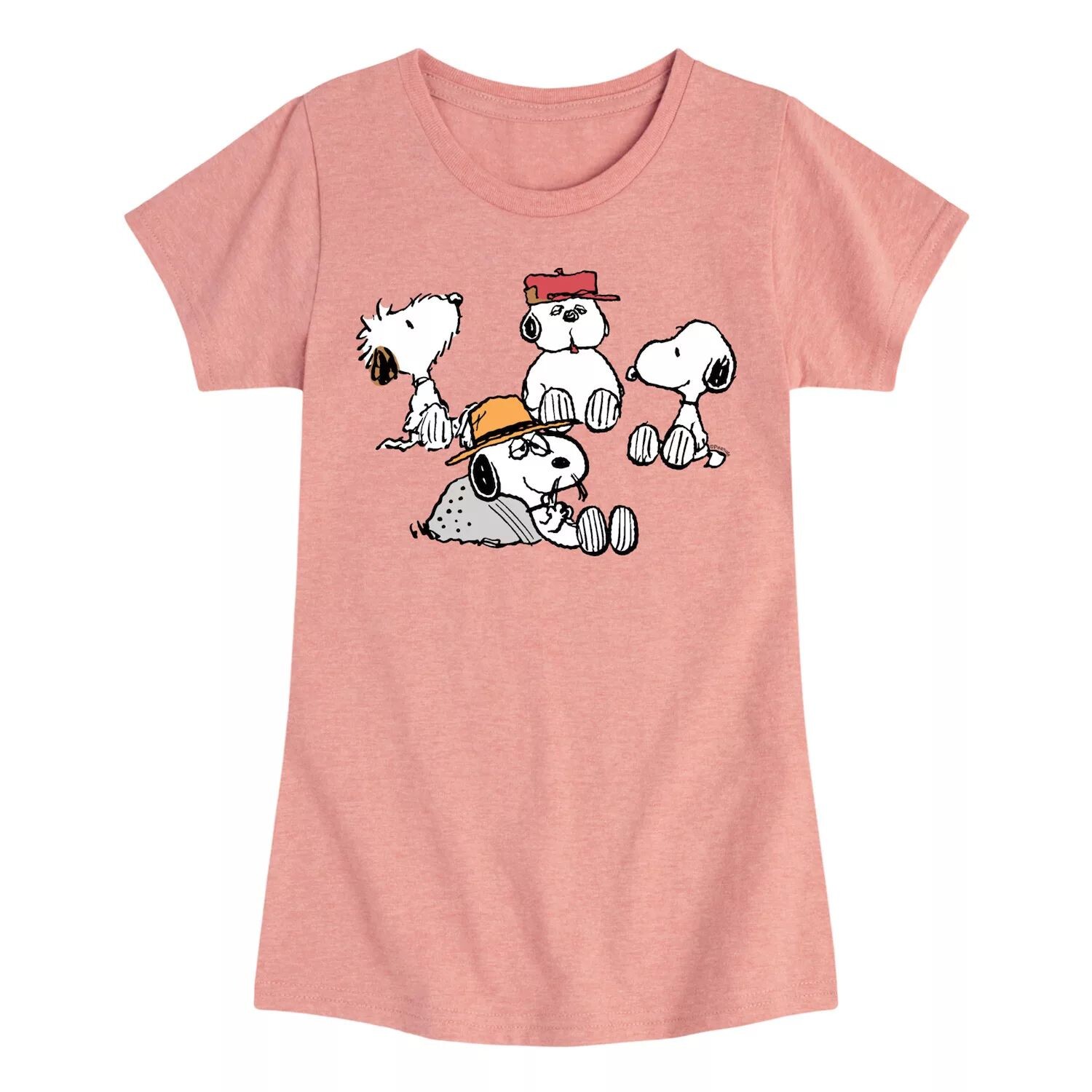 

Футболка с рисунком Peanuts Snoopy Siblings для девочек 7–16 лет Licensed Character