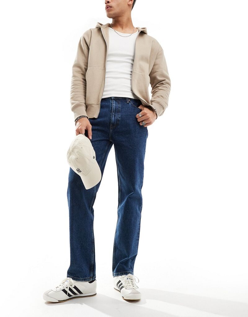 

Темно-синие джинсы ASOS DESIGN Dad