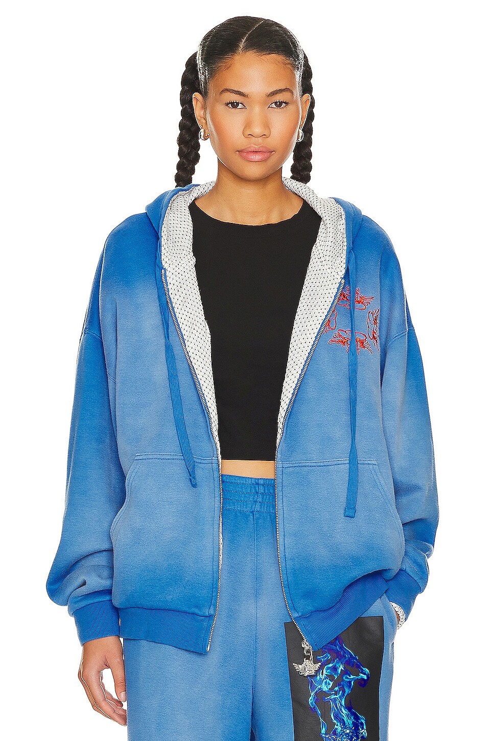 

Толстовка Boys Lie Electric Love Interlock Zip-up, синий