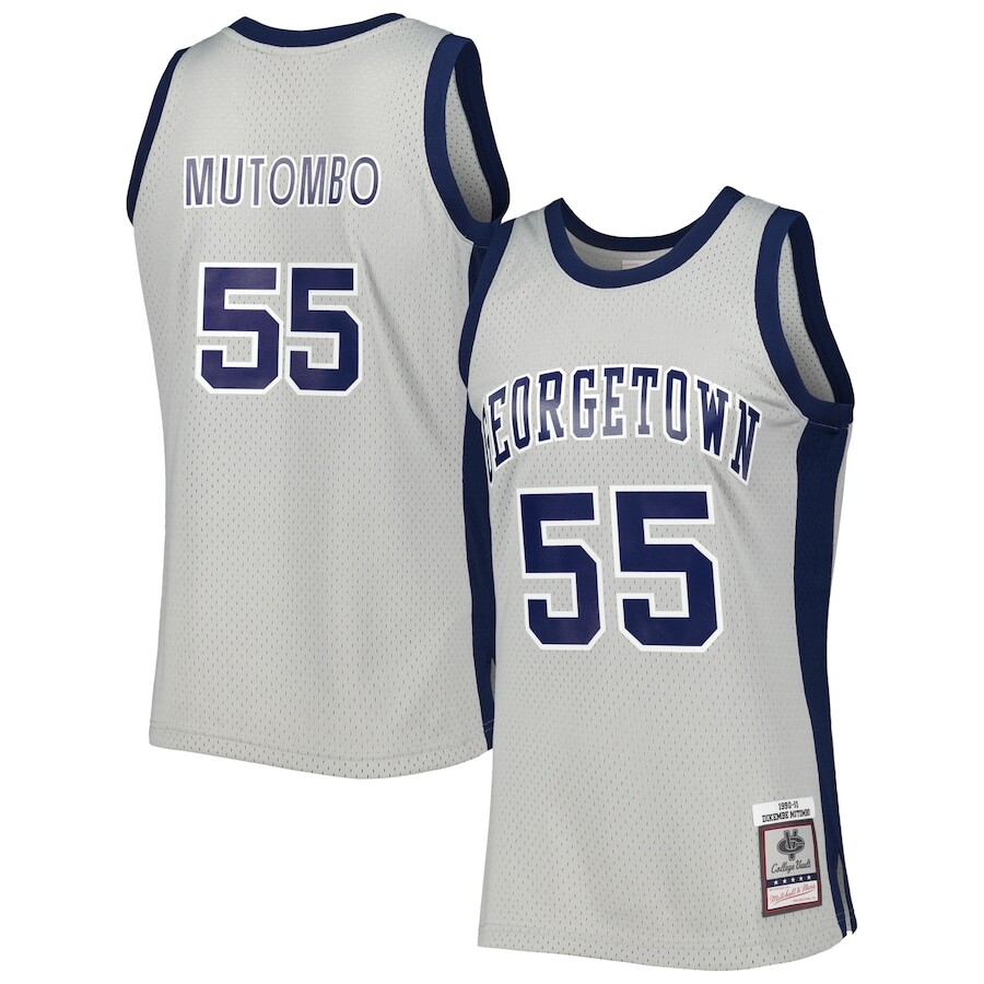 

Джерси Mitchell & Ness Georgetown Hoyas, серый