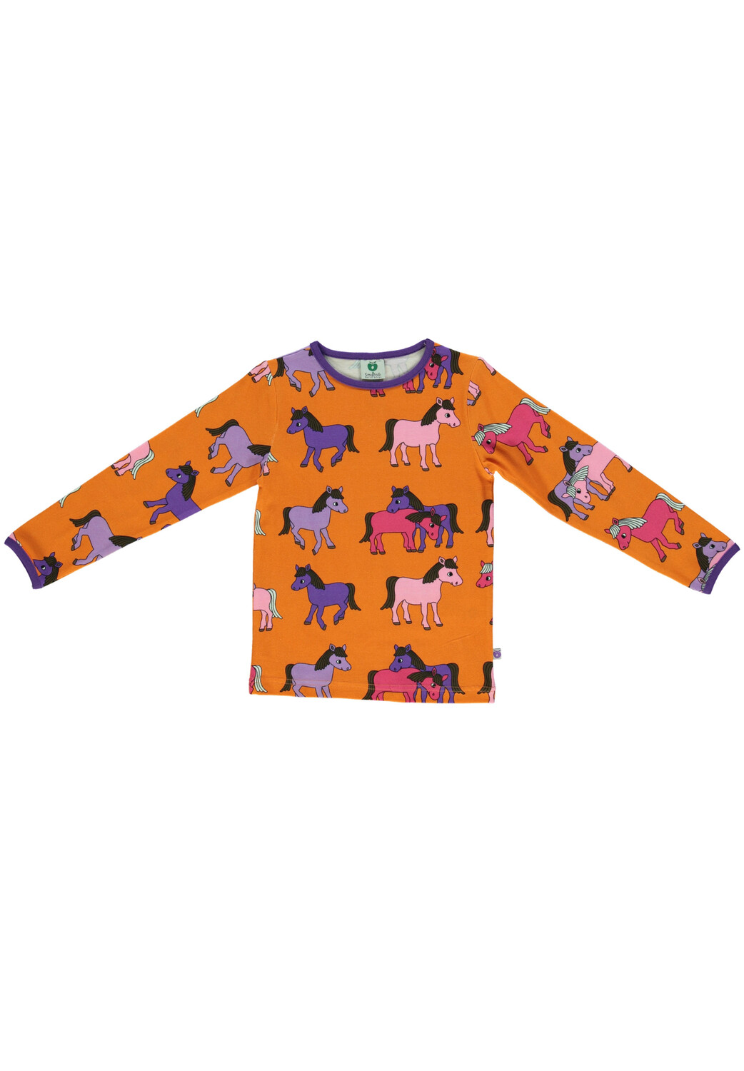 

Толстовка Småfolk Langarmshirt Pferd, оранжевый
