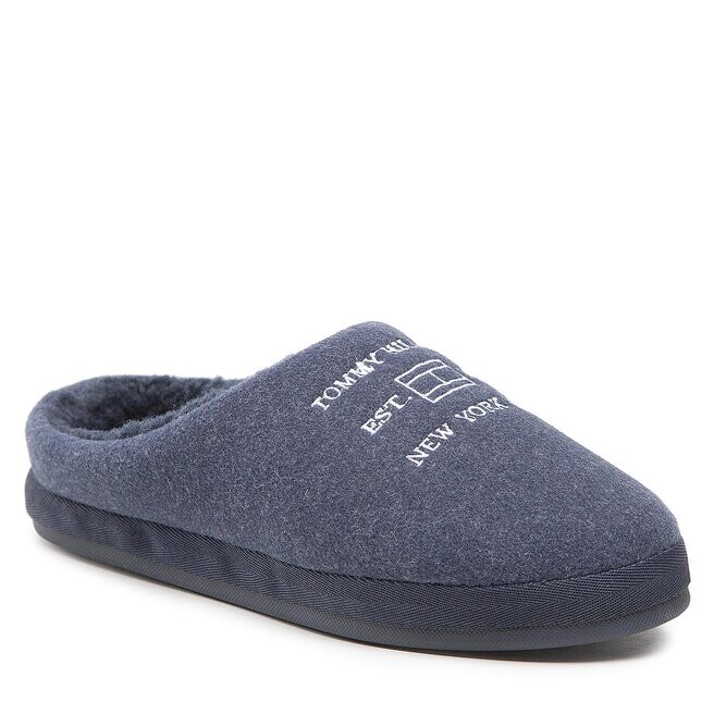 

Тапочки Tommy Hilfiger FeltHomeslipper, темно-синий