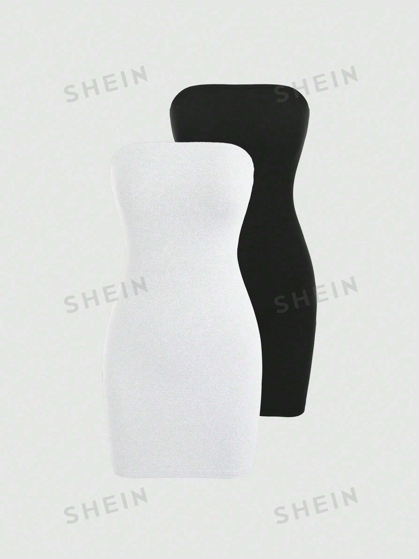 Однотонное женское платье миди без бретелек, белый платье без бренда однотонное размер 92 бордовый