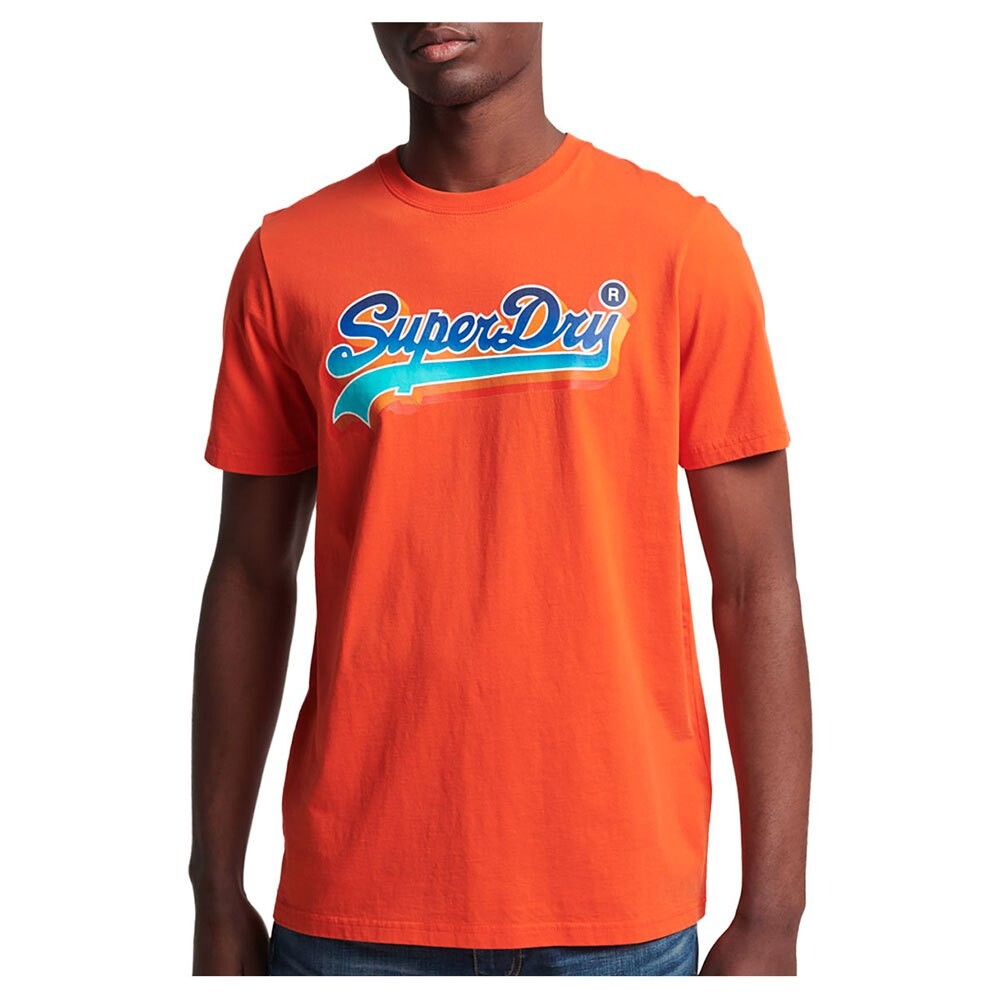 

Футболка Superdry Vintage Vl Seasonal Mw, оранжевый