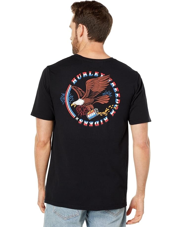 

Футболка Hurley Freedom Riders Short Sleeve Tee, черный