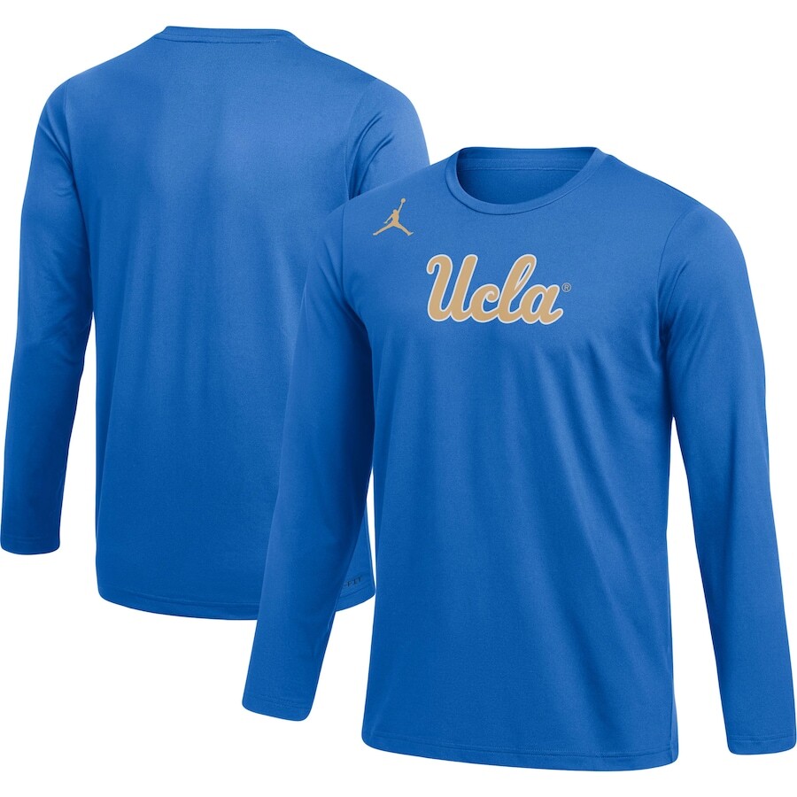 

Футболка с длинным рукавом Jordan Brand Ucla Bruins, синий