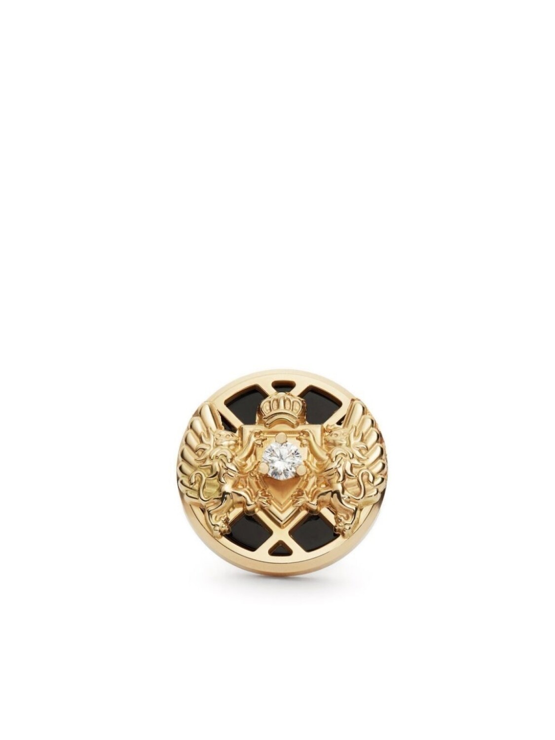 

Серьга-гвоздик Emblem из желтого золота с бриллиантом Balmain, золотой