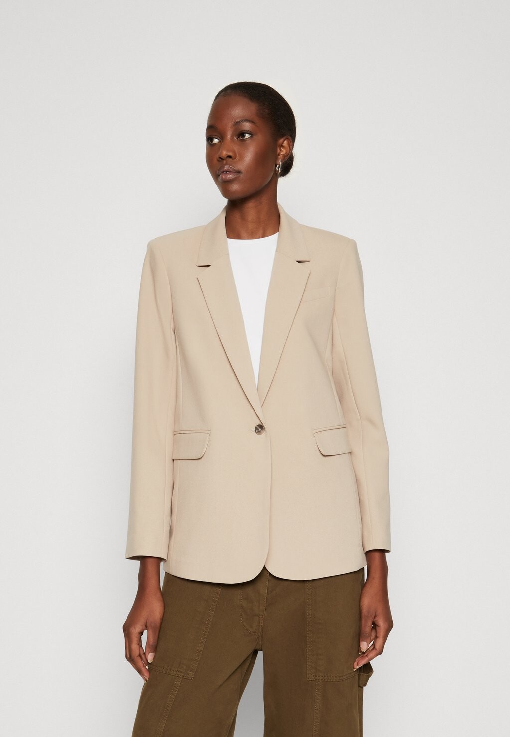 

Блейзер Structured Suiting Abercrombie & Fitch, цвет cobblestone