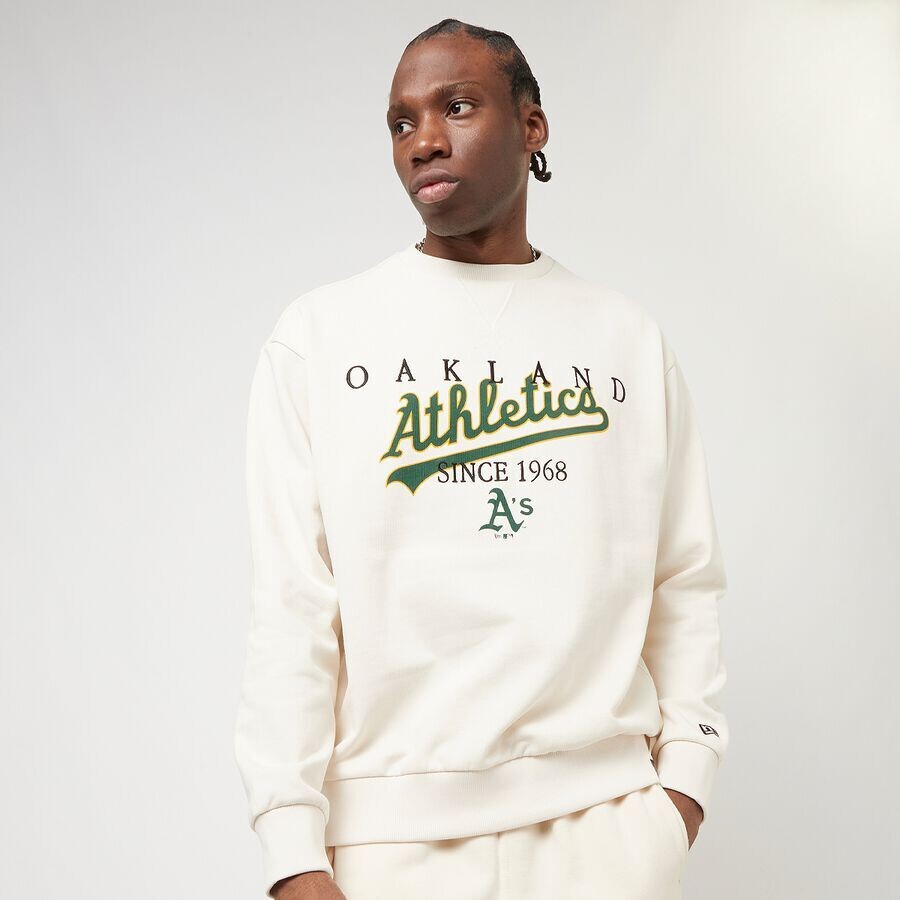 

Толстовка MLB Lifestyle Crew Neck Oakland Athletics New Era, цвет ofwdkg