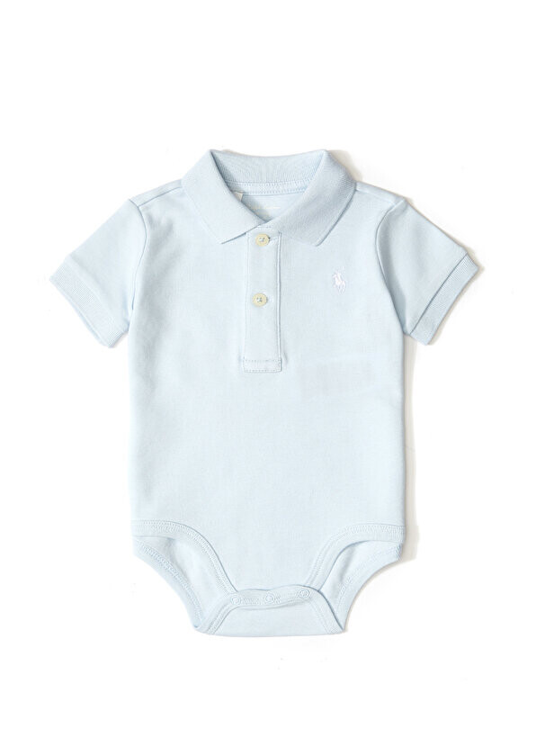 

Синий комбинезон для мальчика с вышитым логотипом Polo Ralph Lauren