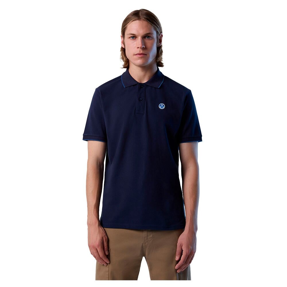 

Поло с коротким рукавом North Sails Graphic, синий