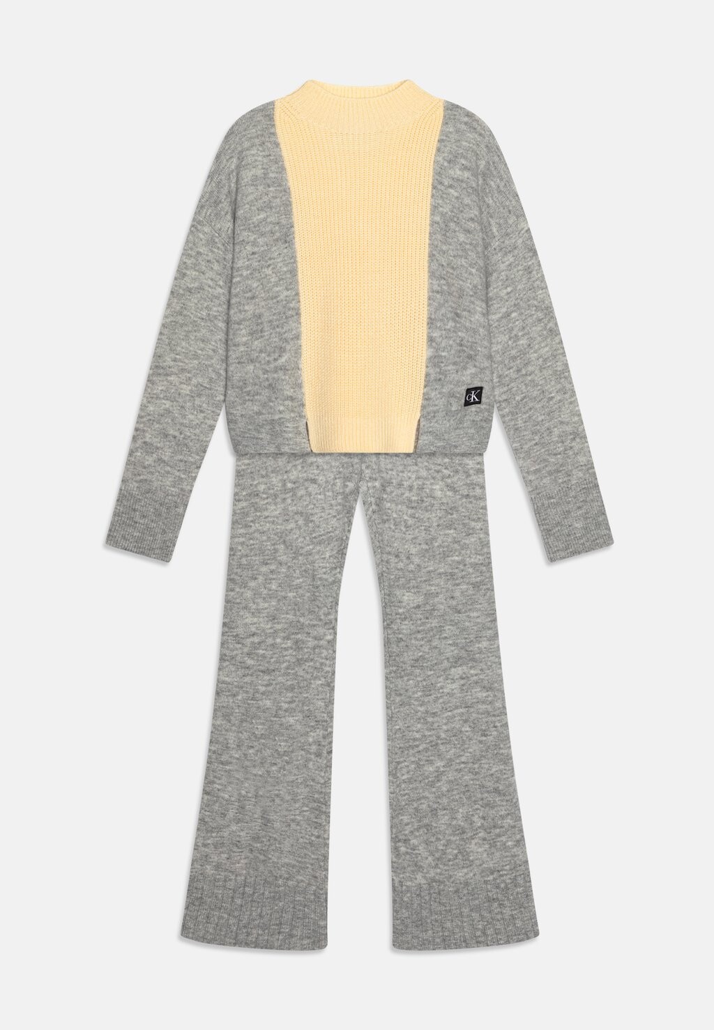 

Брюки Mixed Stitch Pants Set Calvin Klein Jeans, цвет light grey heather