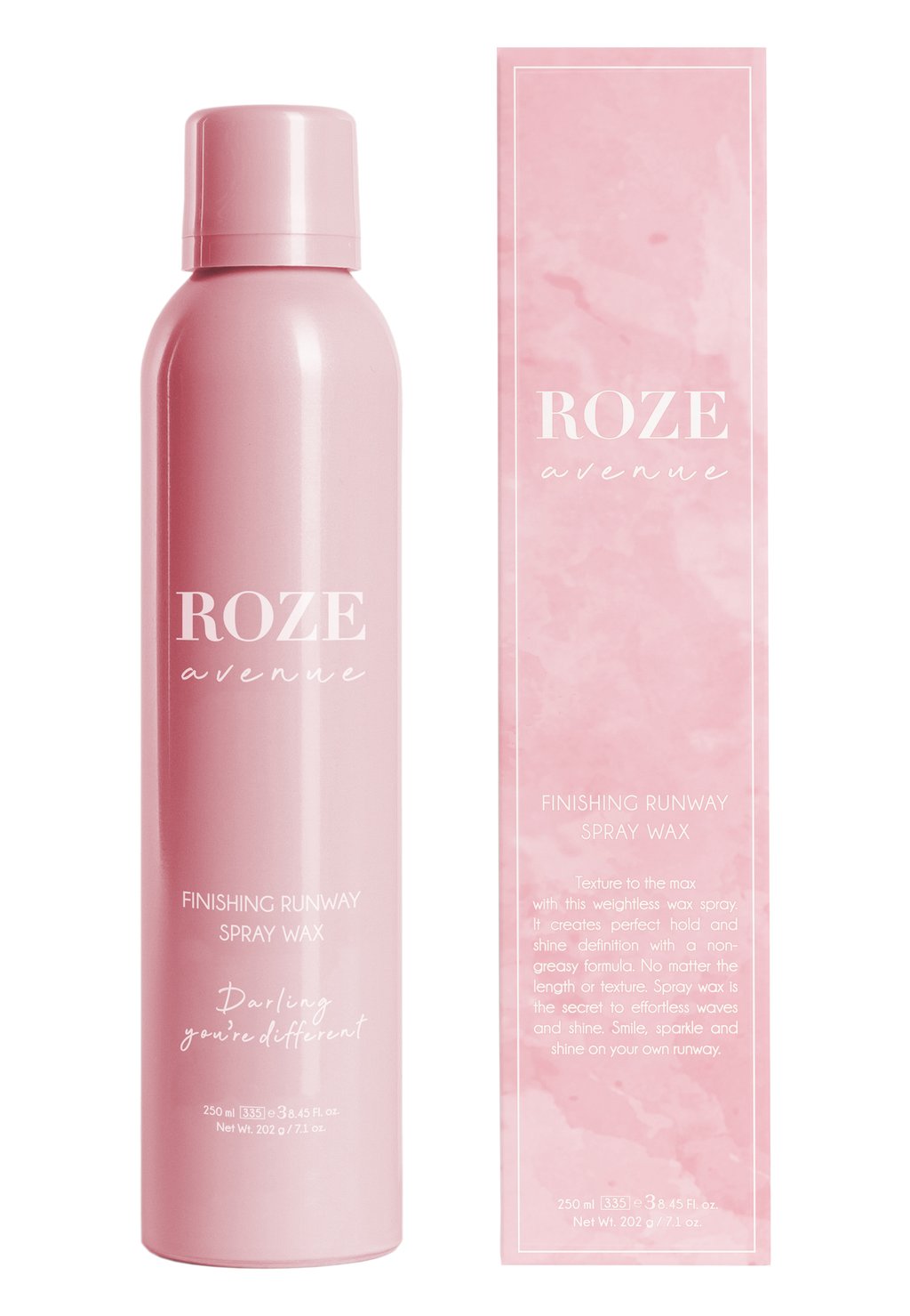 

Шампунь ROZE AVENUE SPRAY WAX FINISHING RUNWAY, цвет pink