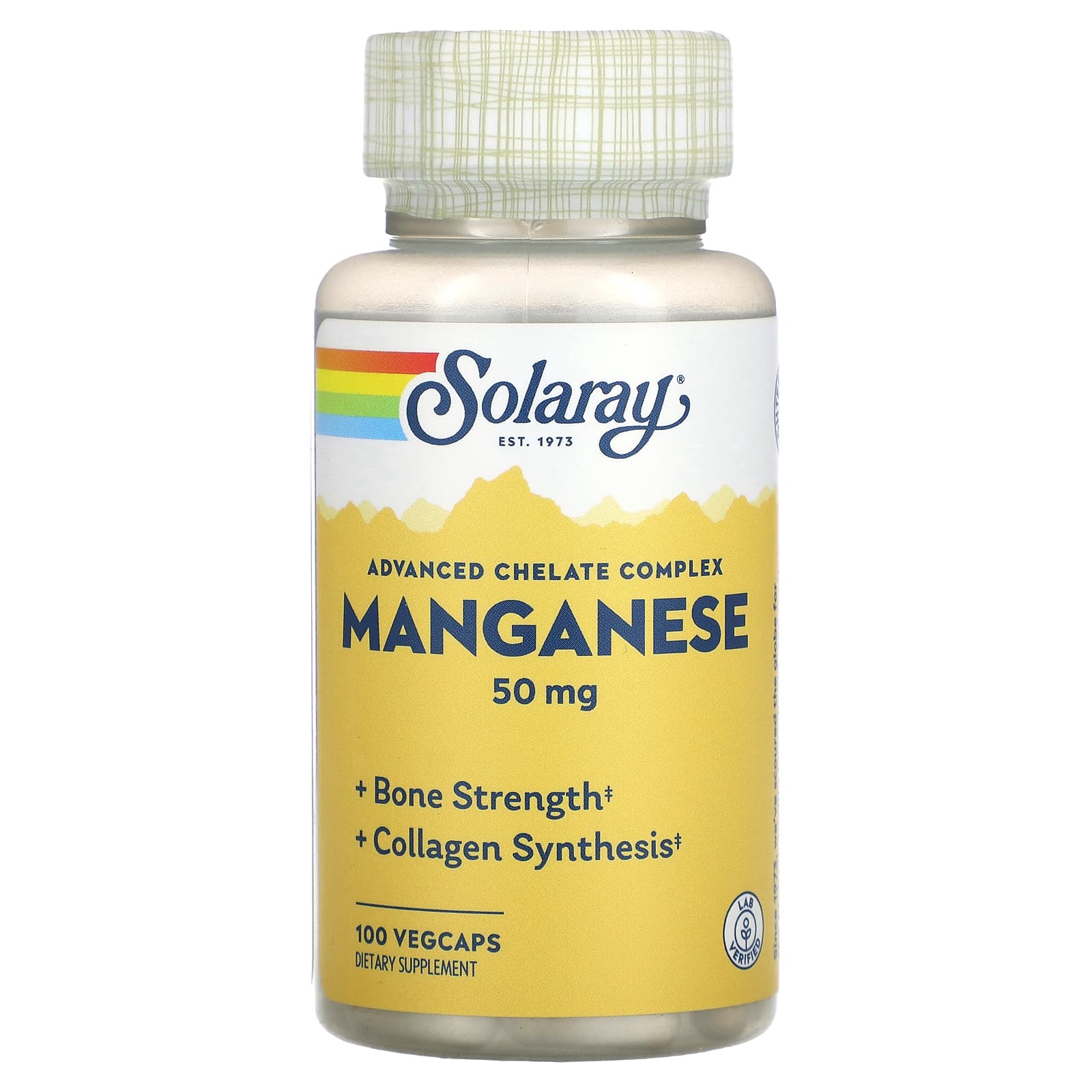 Solaray Марганец (50 мг) 100 капсул