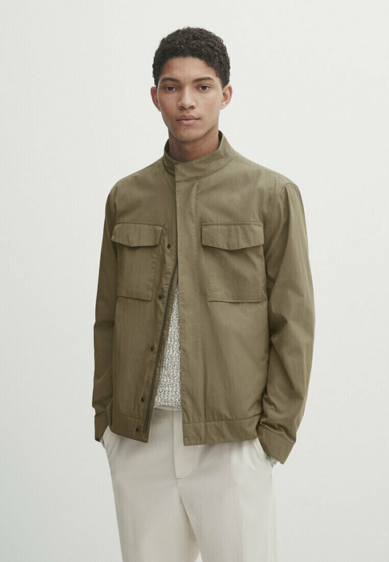 

Легкая куртка Massimo Dutti, цвет khaki