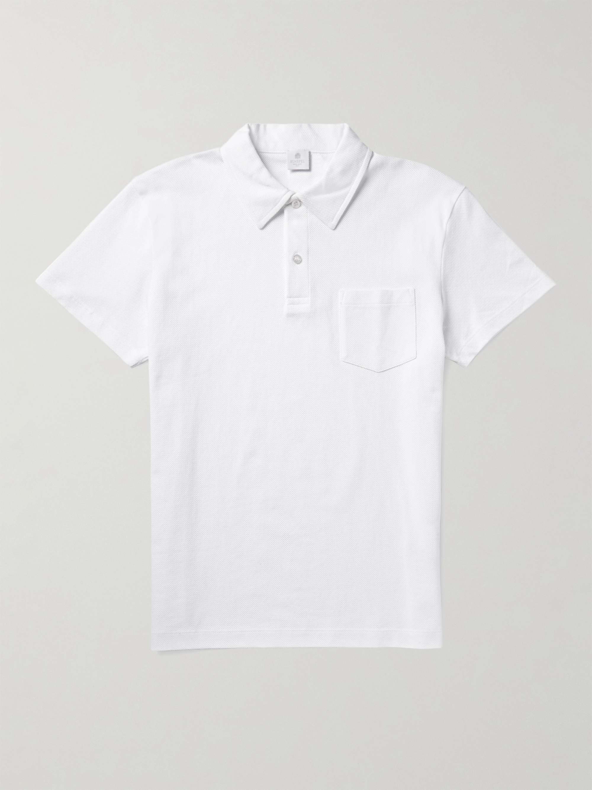 цена Рубашка поло Riviera из хлопковой сетки SUNSPEL, белый
