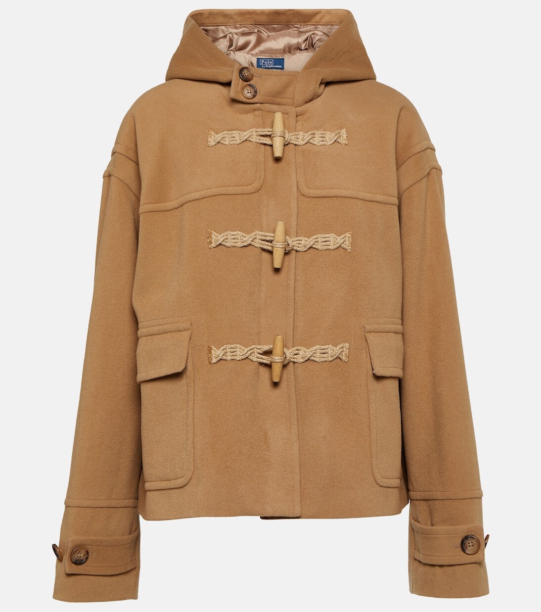 

Жакет из смеси шерсти и кашемира Polo Ralph Lauren, бежевый