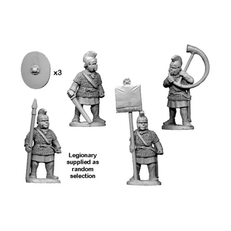 

Командование позднеримских легионеров, Historical Miniatures - Ancient - Roman Empire (28mm) (Crusader Miniatures)