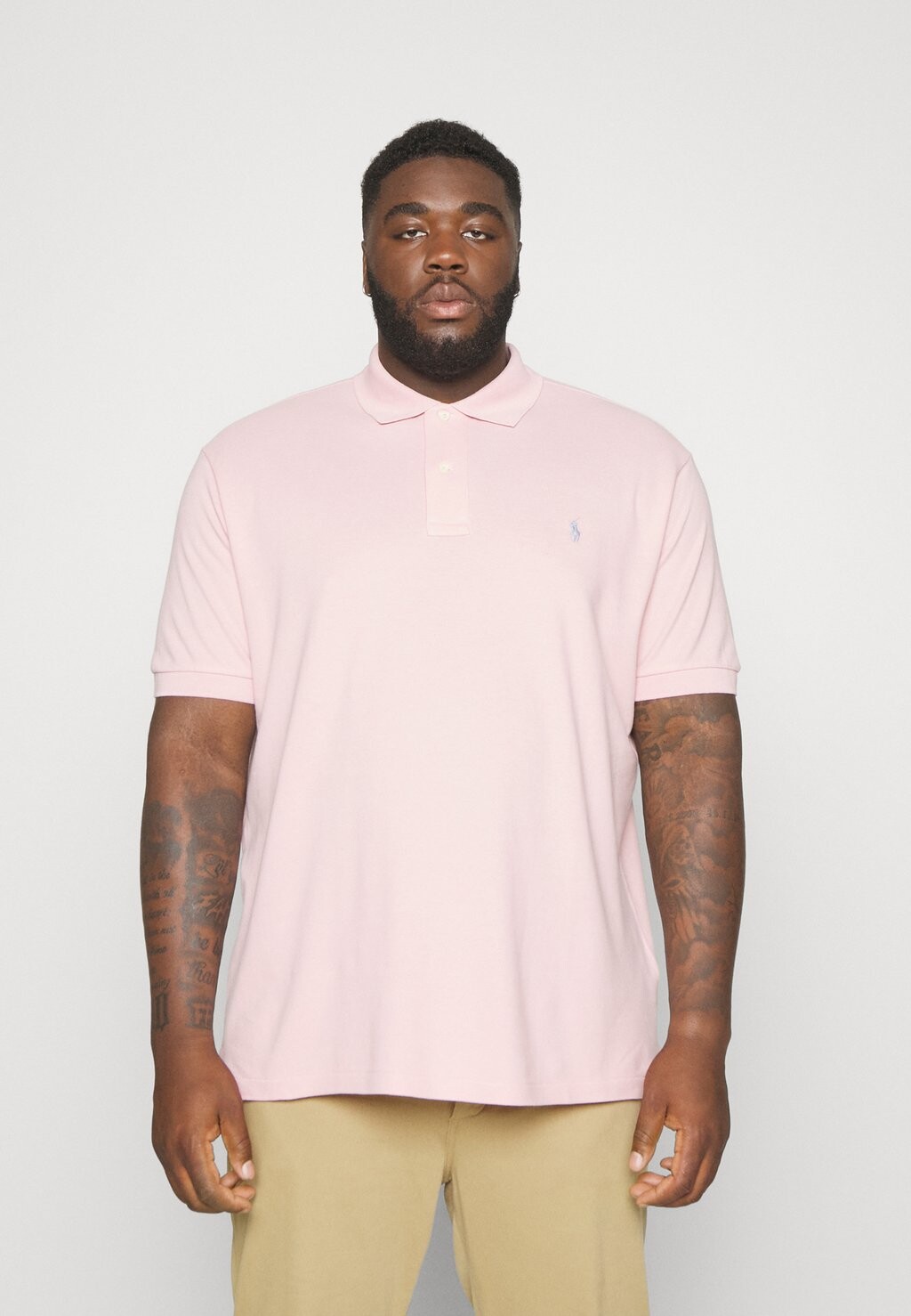 

Поло BASIC Polo Ralph Lauren Big & Tall, чинос розовый