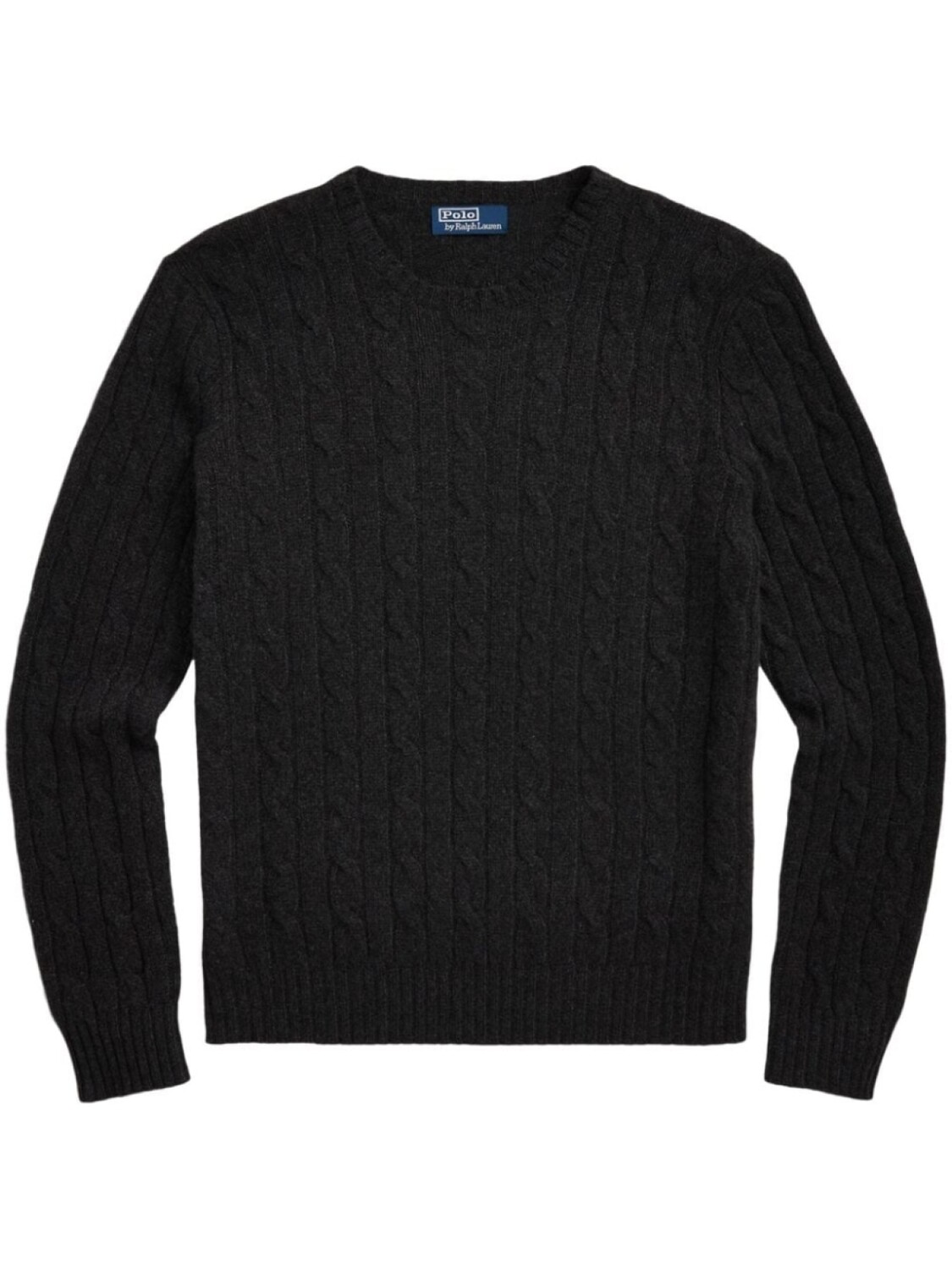 

Polo Ralph Lauren джемпер фактурной вязки с круглым вырезом, черный