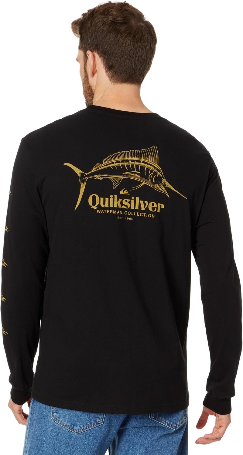 

Футболка с длинными рукавами Trophy Catch Quiksilver, черный