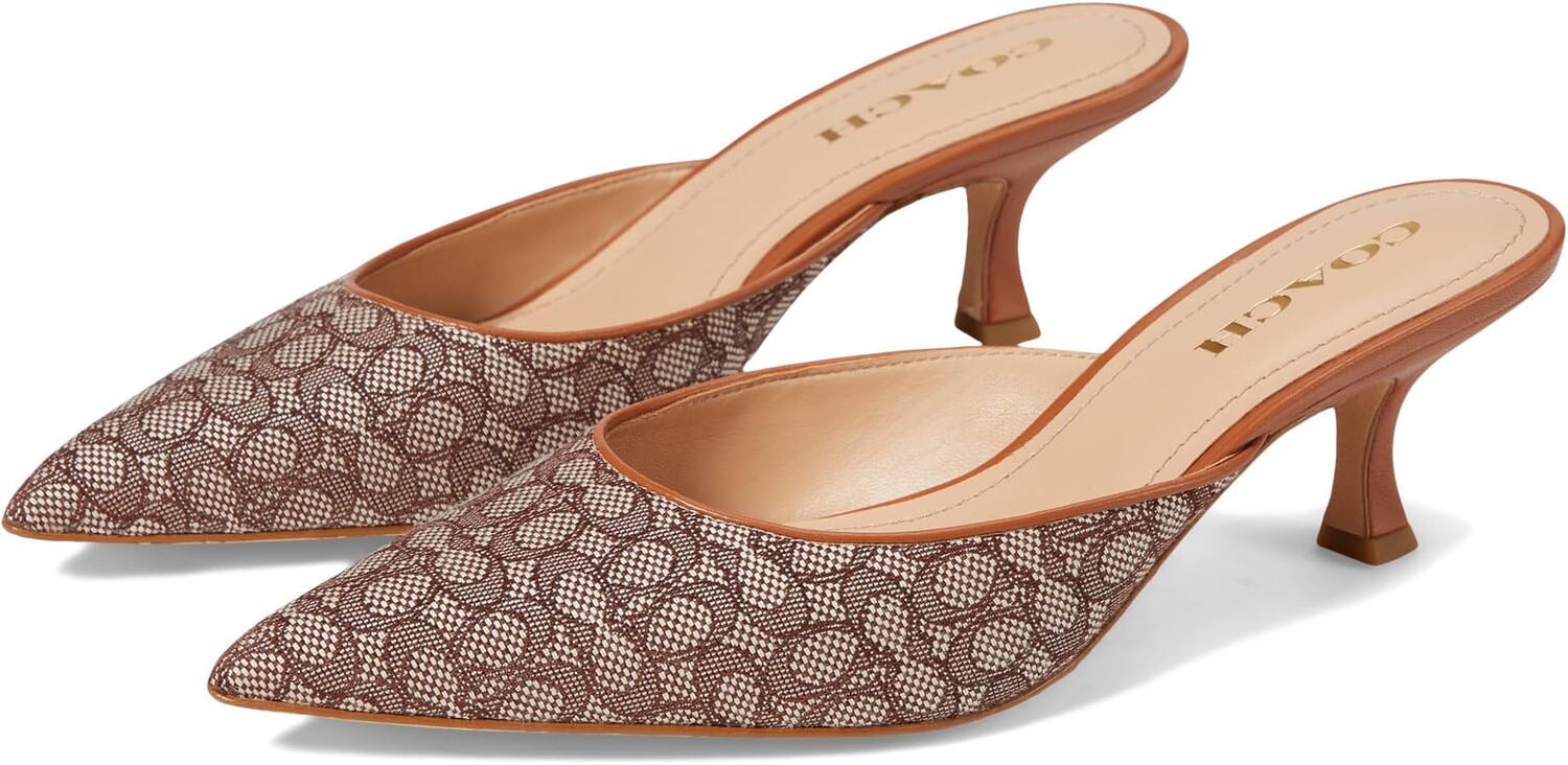 Кроссовки Renn Mule COACH, цвет Cocoa/Burnished Amber