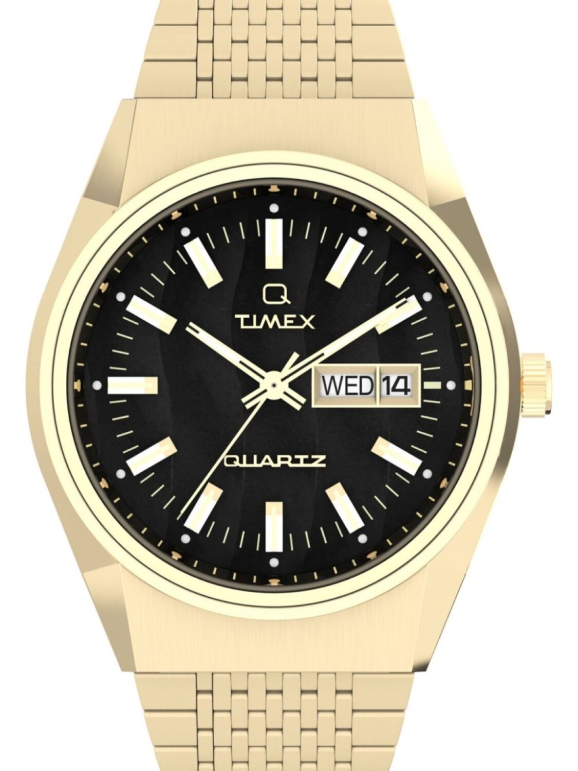 

TIMEX наручные часы Q Falcon Eye Chronograph 40 мм, золотой