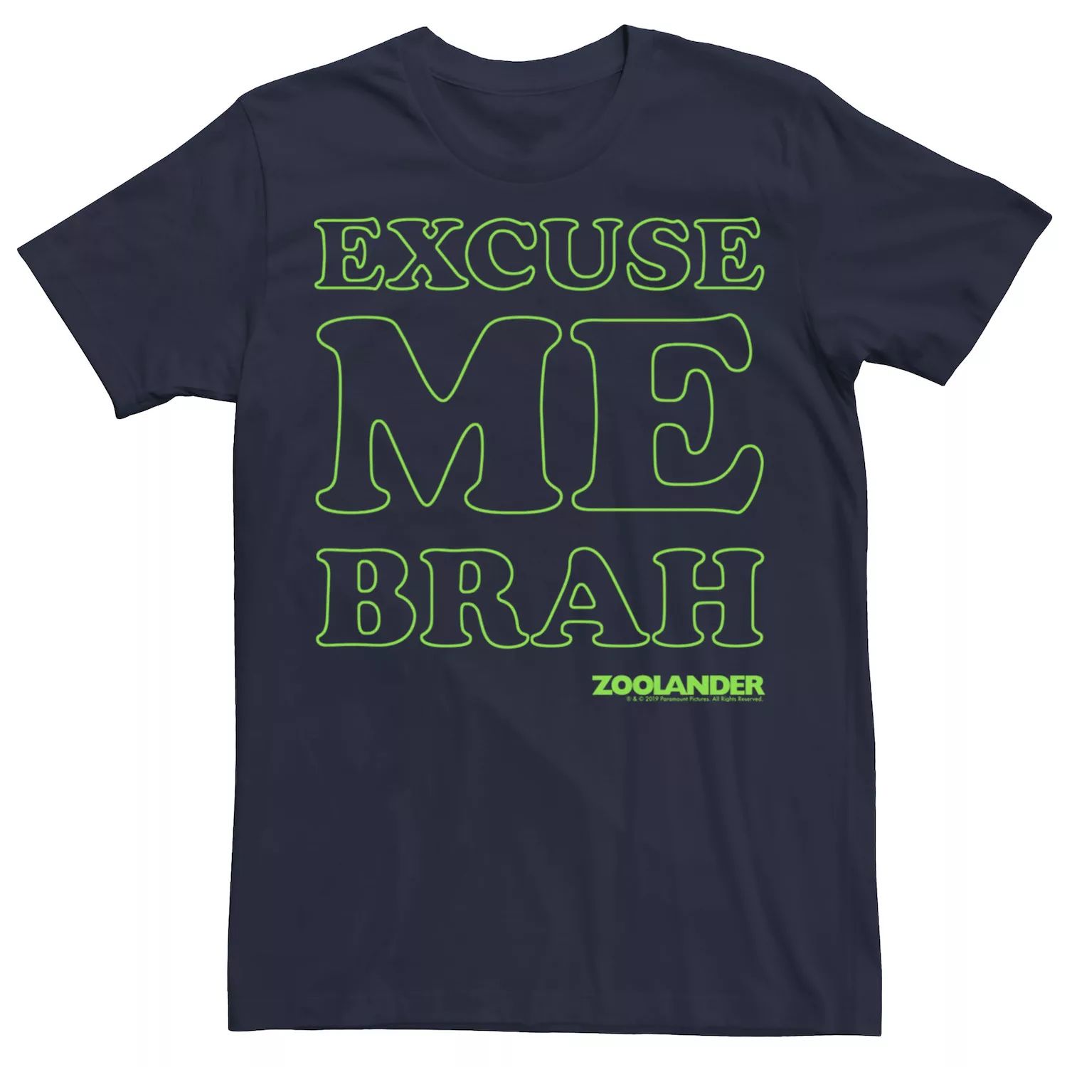 Мужская футболка Zoolander Excuse Me Brah Licensed Character