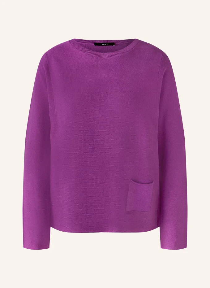 Пуловер Oui, фиолетовый