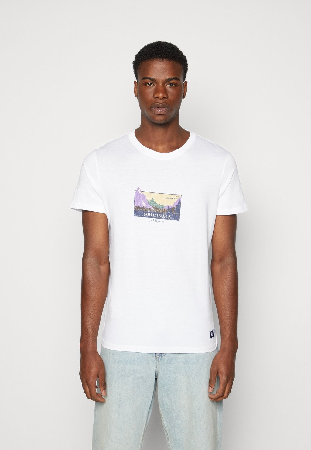 

Футболка с принтом Jack & Jones, белый