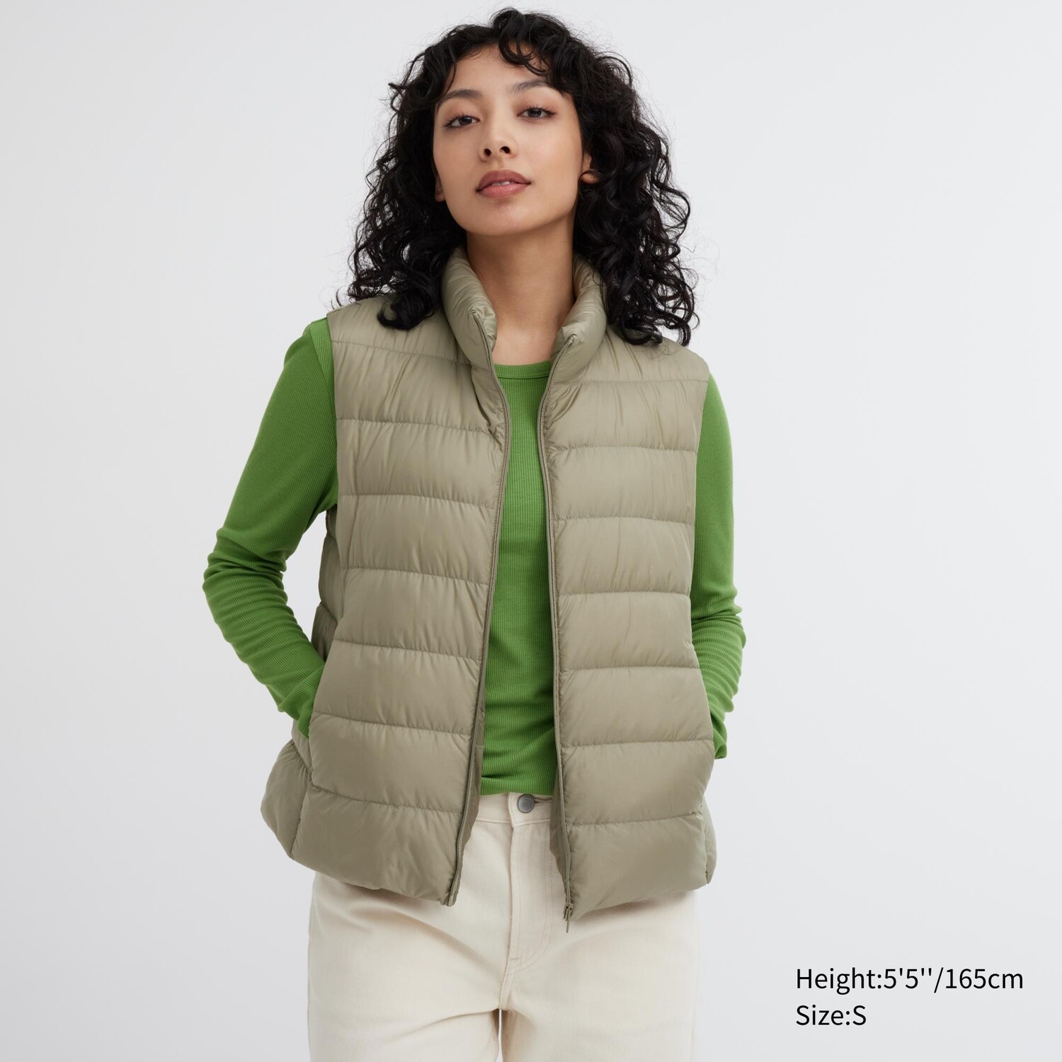 

Жилет Uniqlo женский, зеленый