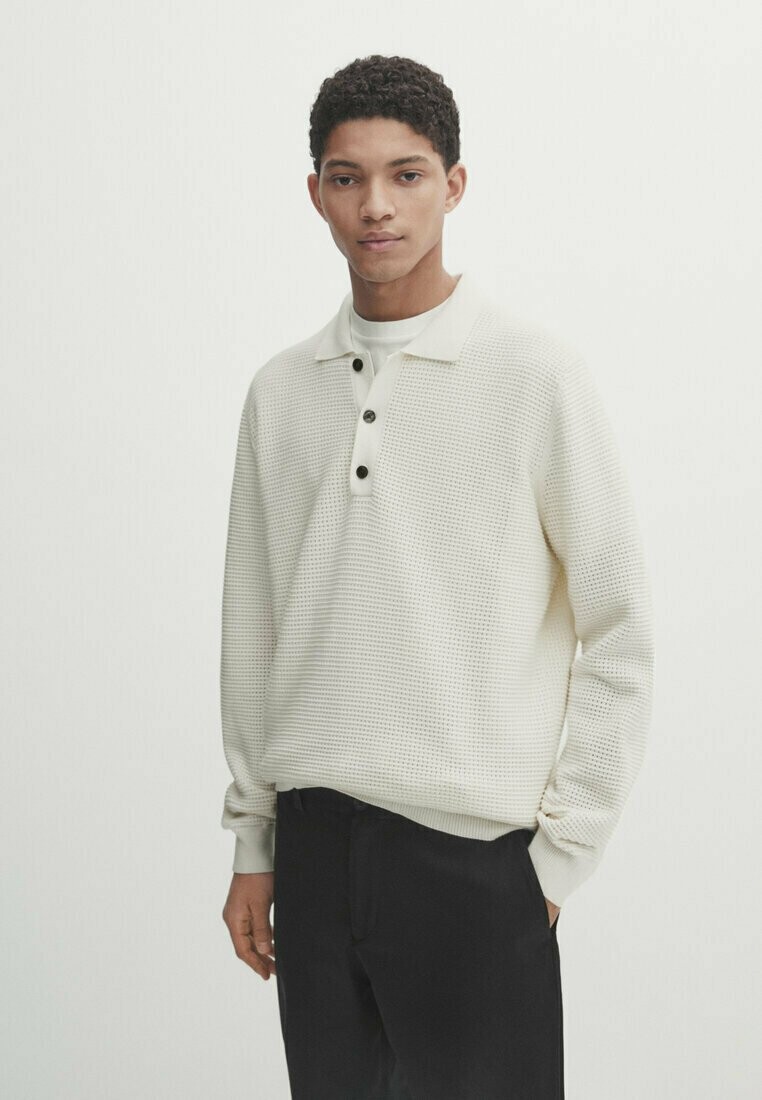 

Рубашка с длинным рукавом Massimo Dutti, цвет beige