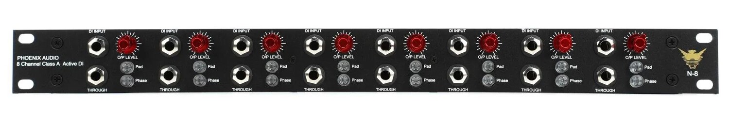 

Phoenix Audio N-8 DI 8-канальный DI для монтажа в стойку