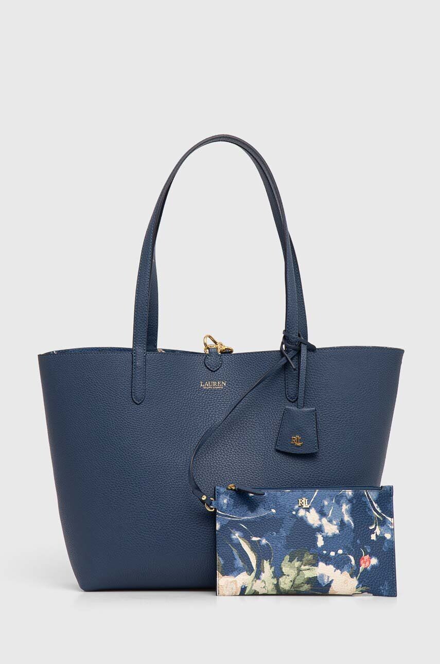 

Двусторонняя сумка Lauren Ralph Lauren, синий